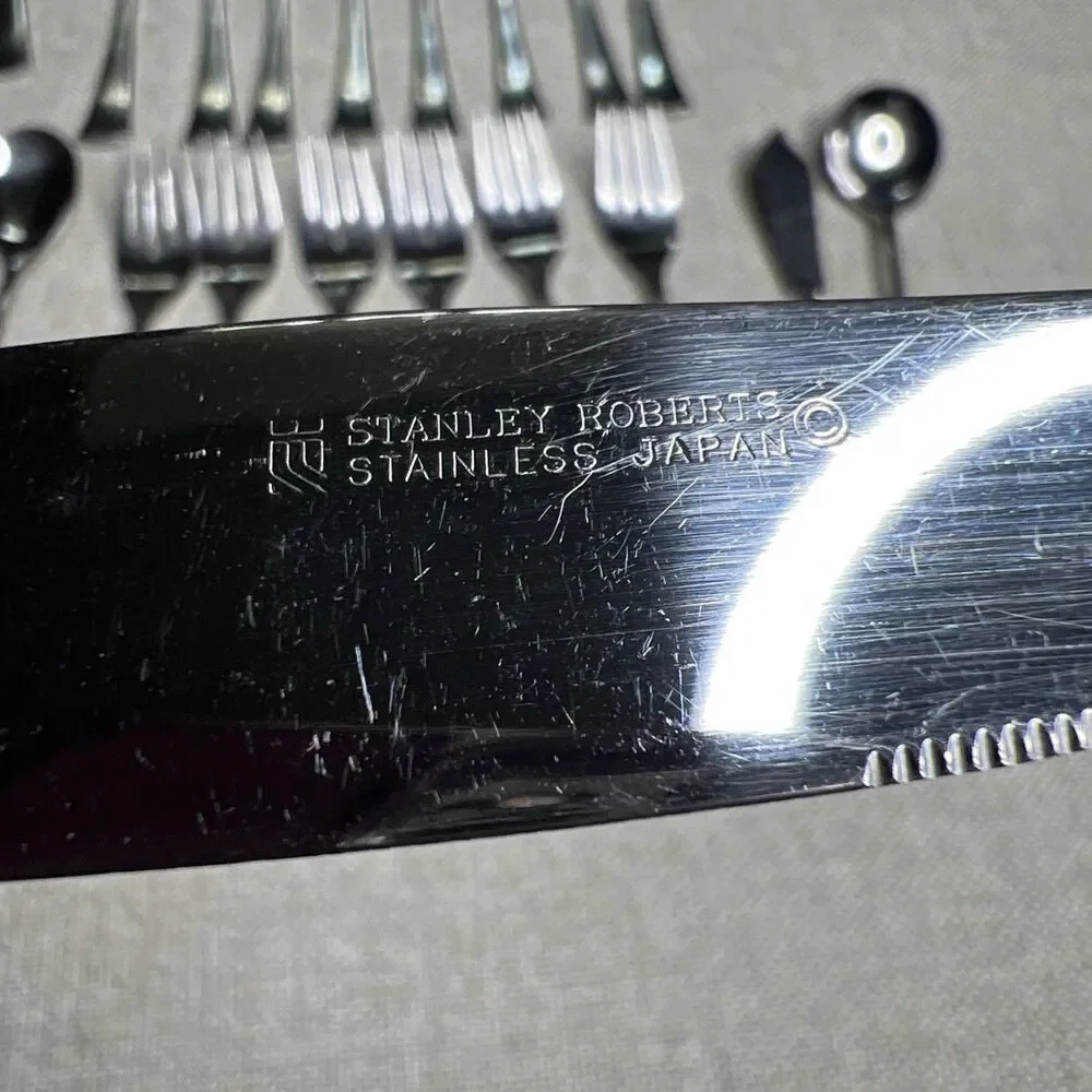 Stanley Roberts SRB284 Stainless Flatware Japan 44 PCS